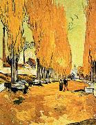 Vincent Van Gogh Les Alicamps China oil painting reproduction